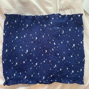 Wild Honey Star Print Tube Top